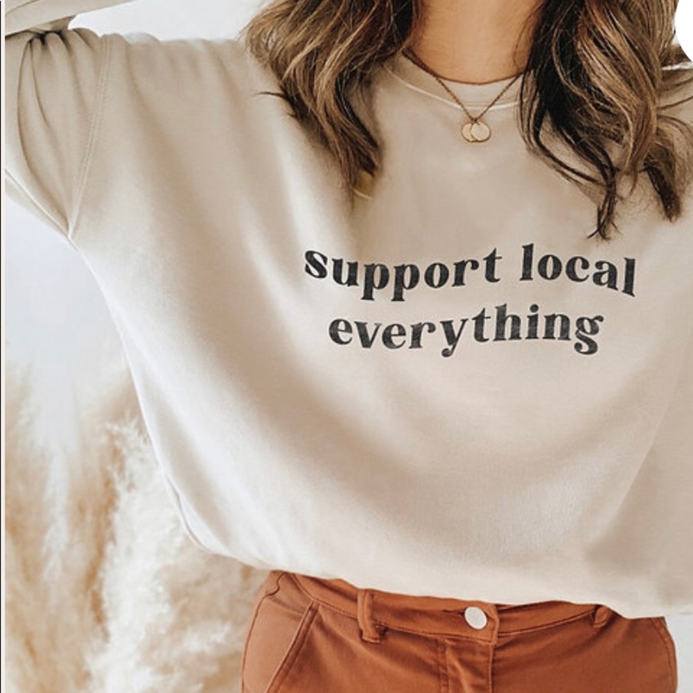 Snuggle up in this SUPER SOFT SWEATSHIRT